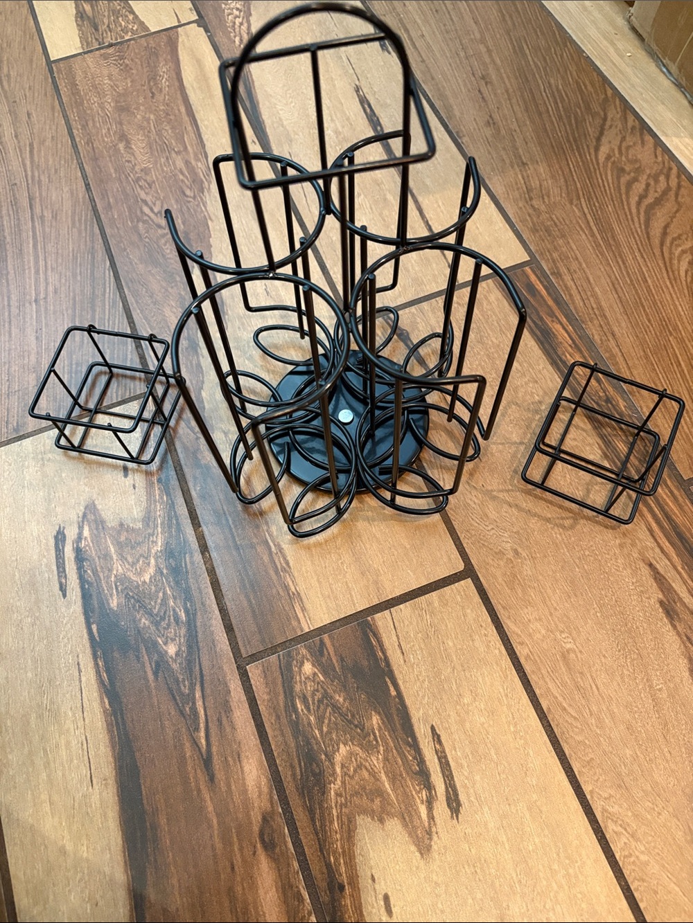 Brand new coffee pod station storage.